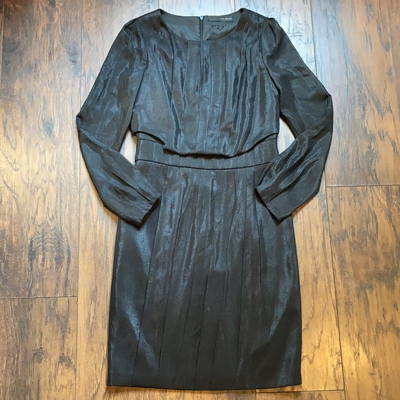 Ana Capri Black Gold Shimmer Dress - Picture 1 of 14